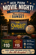 Movie Night - The Sandlot August 1st